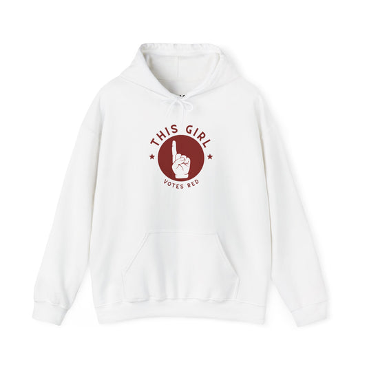 This Girl Votes Red | Graphic Hoodie