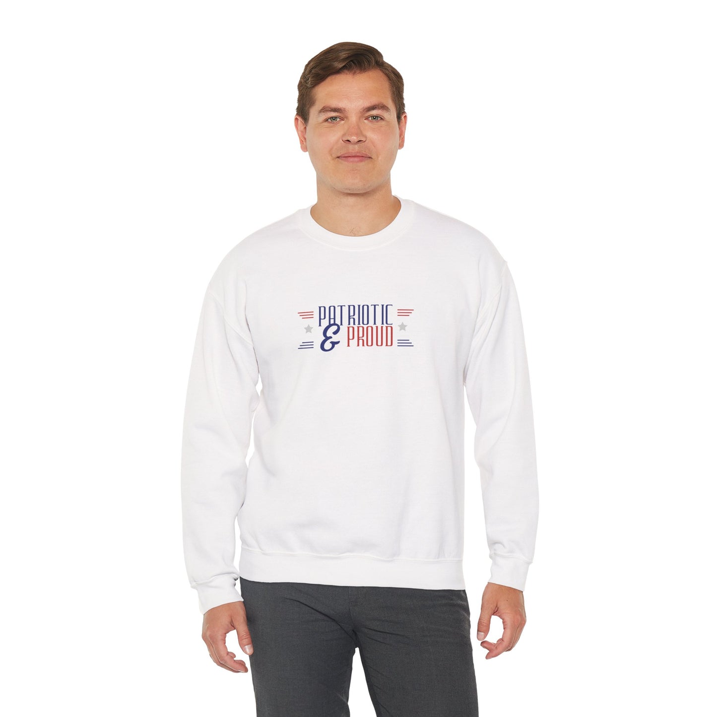 Patriotic and Proud | Graphic Sweatshirt