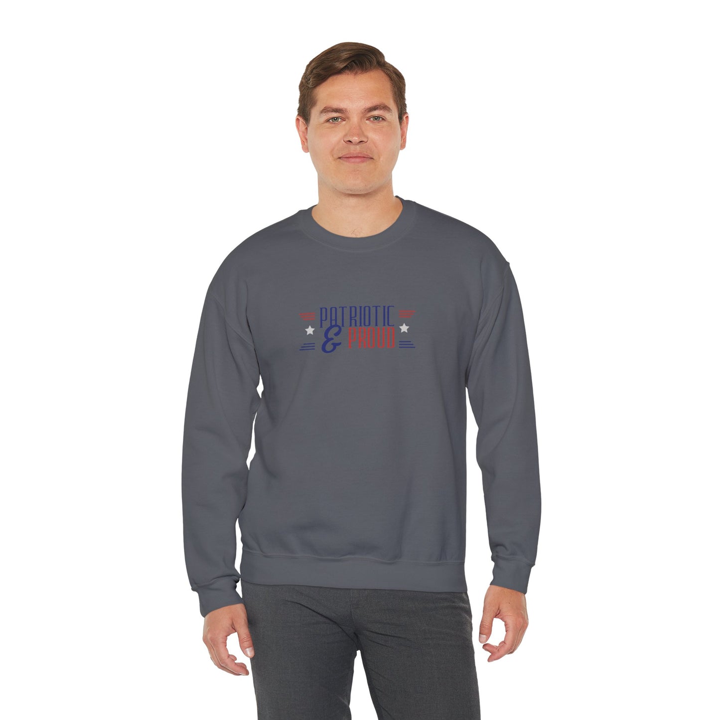 Patriotic and Proud | Graphic Sweatshirt