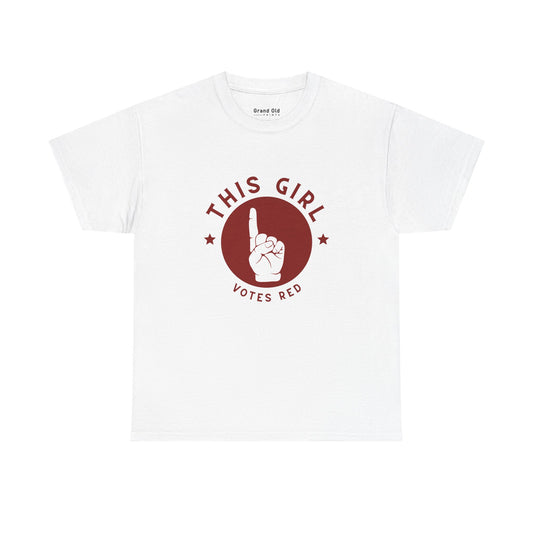 This Girl Votes Red | Graphic Tee