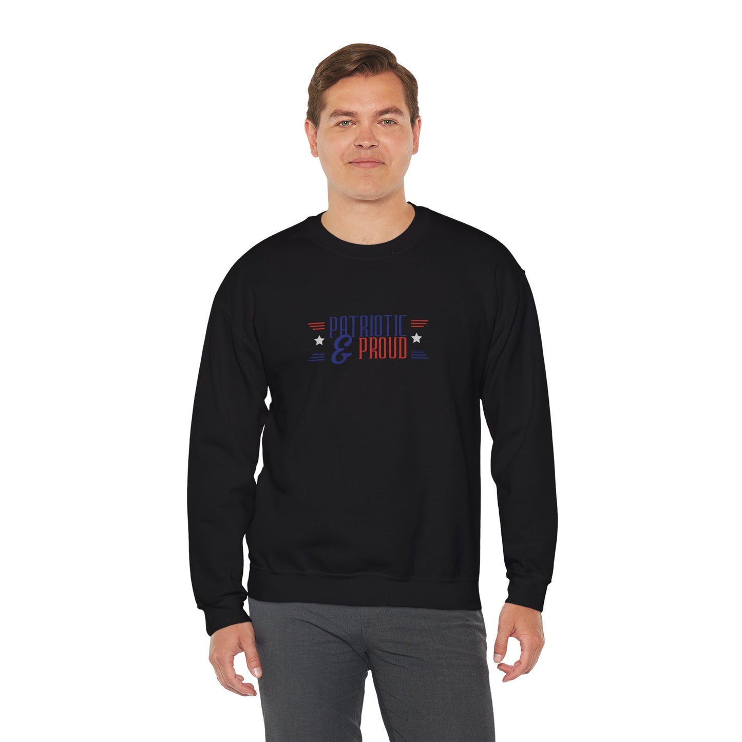 Patriotic and Proud | Graphic Sweatshirt