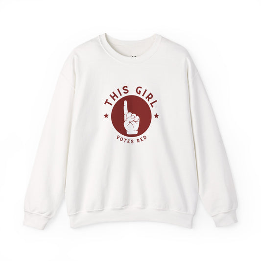 This Girl Votes Red | Graphic Sweatshirt