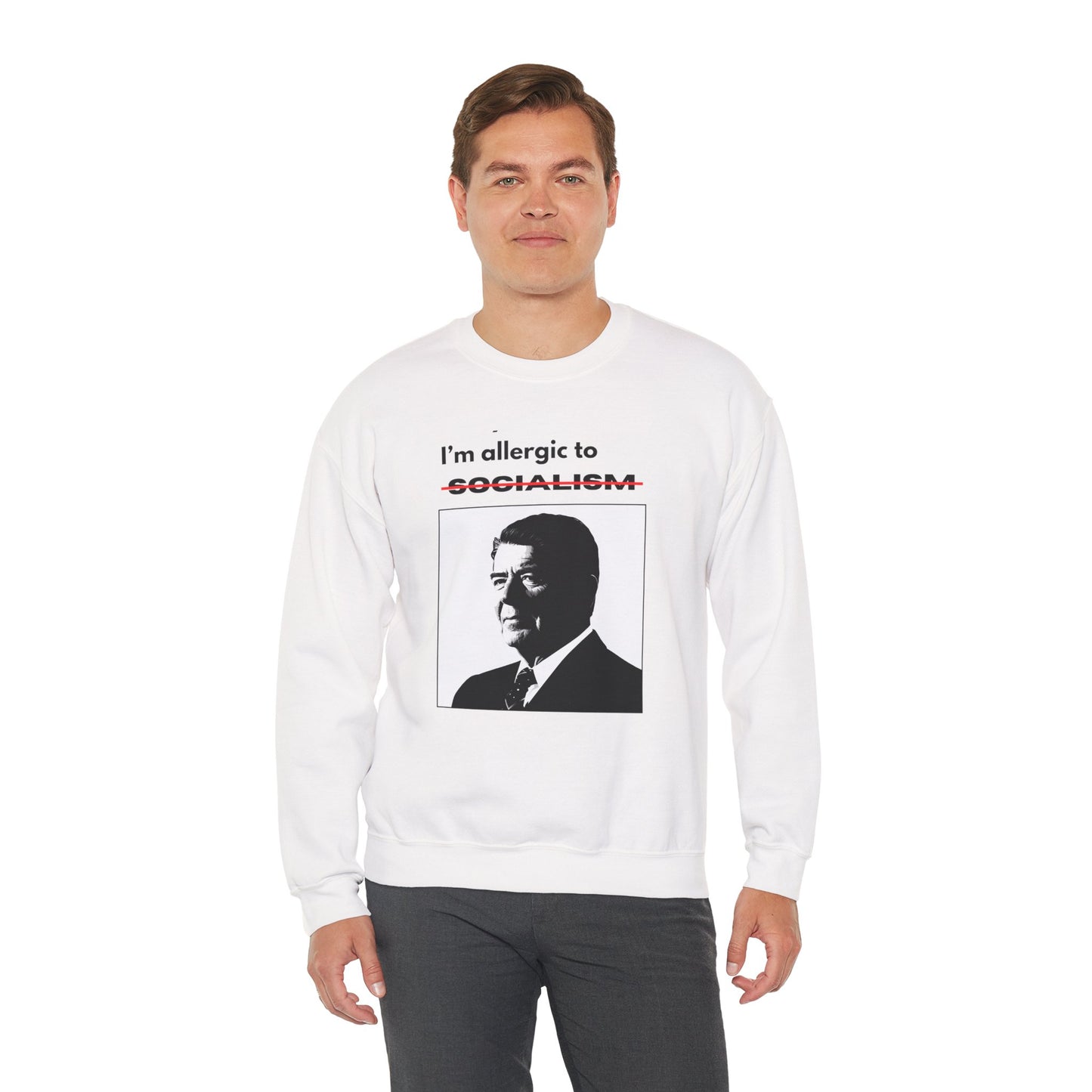 Allergic to Socialism | Graphic Sweatshirt