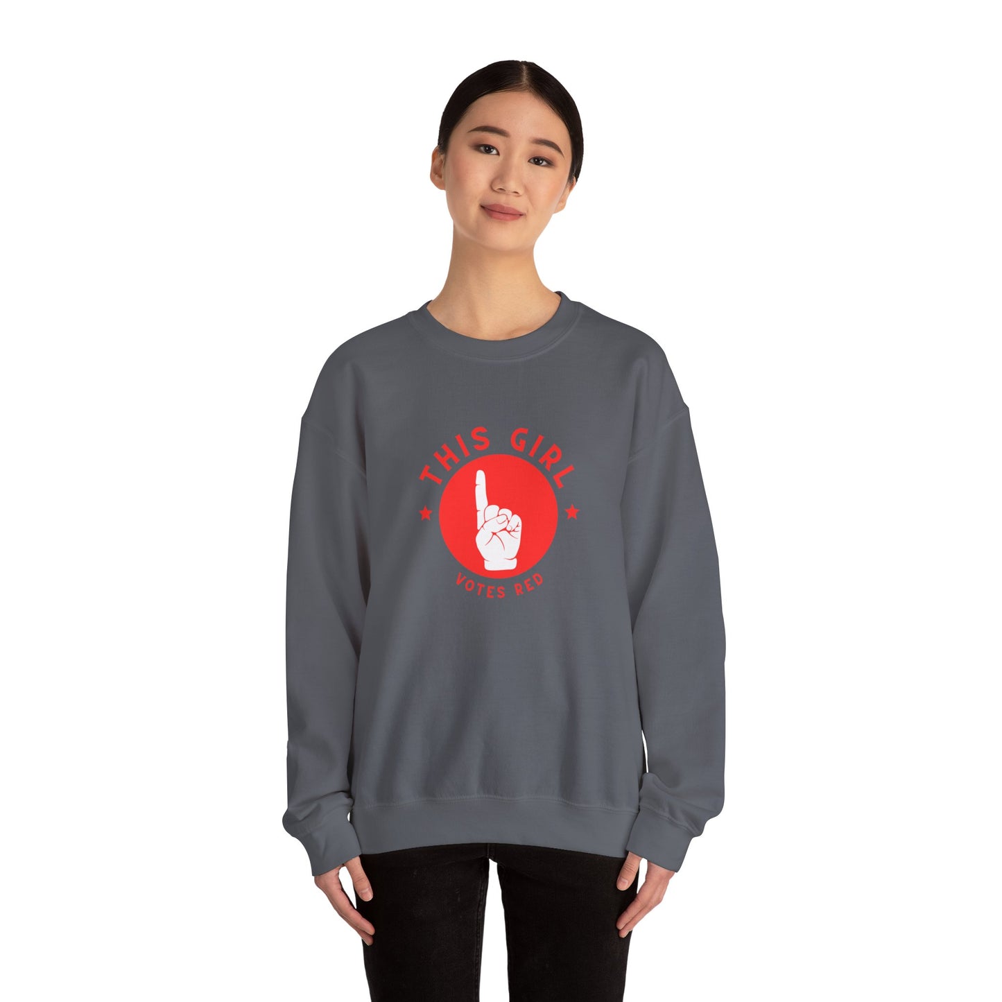 This Girl Votes Red | Graphic Sweatshirt