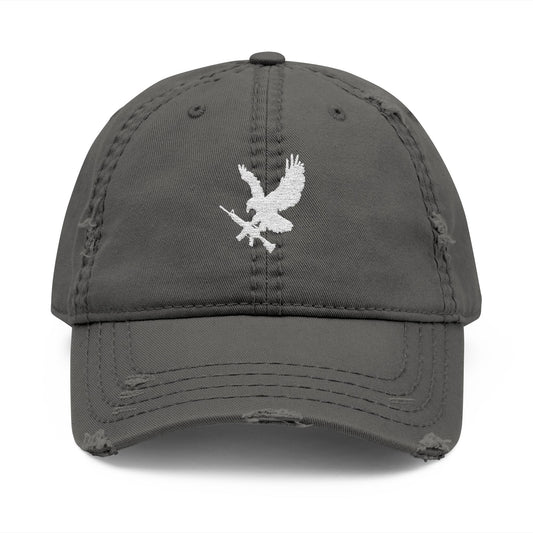 Rifle Eagle | Distressed Dad Hat