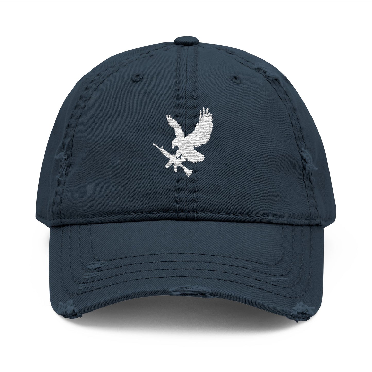 Rifle Eagle | Distressed Dad Hat