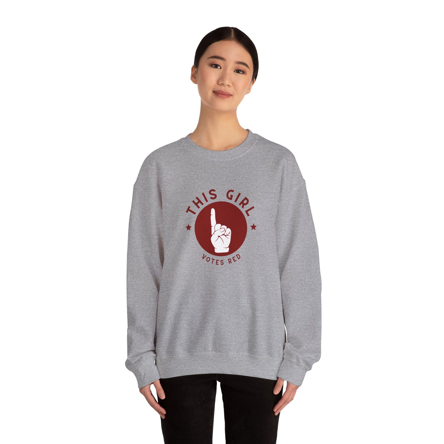 This Girl Votes Red | Graphic Sweatshirt