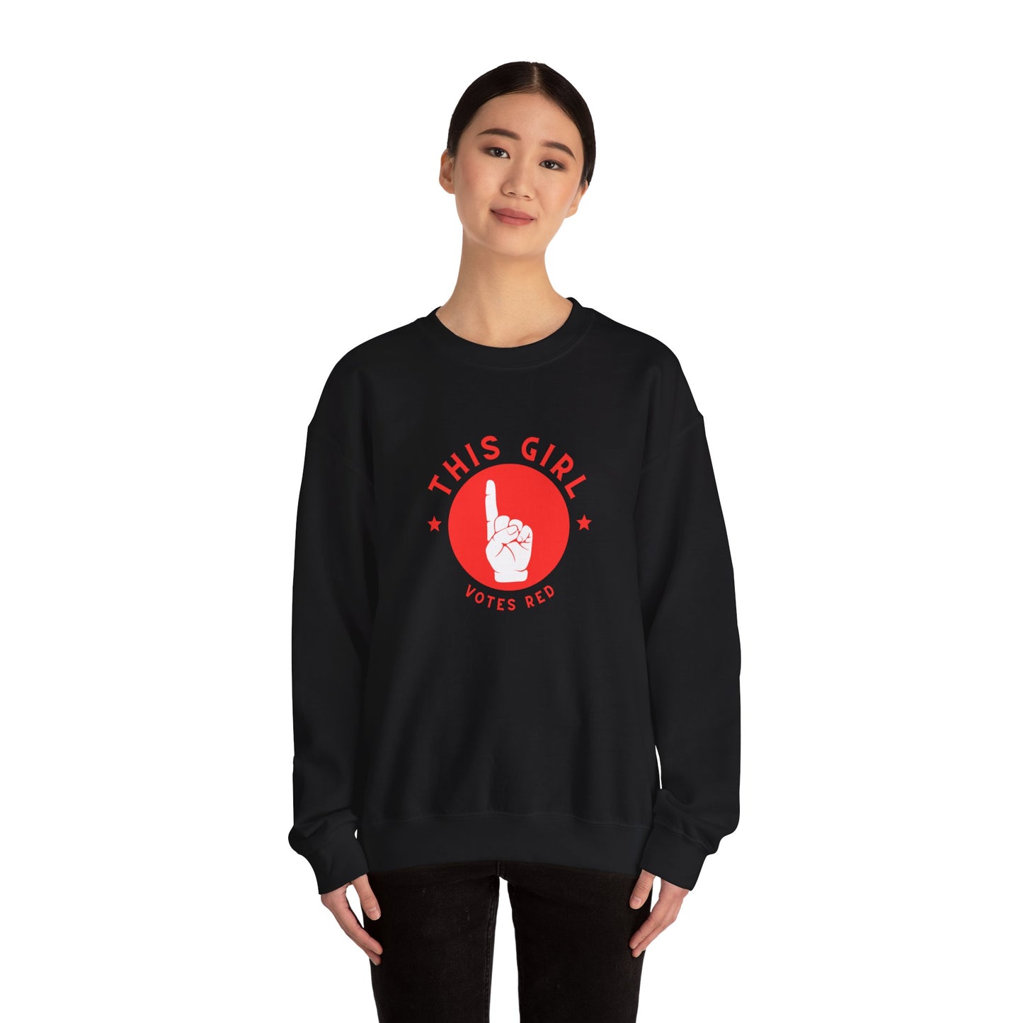 This Girl Votes Red | Graphic Sweatshirt