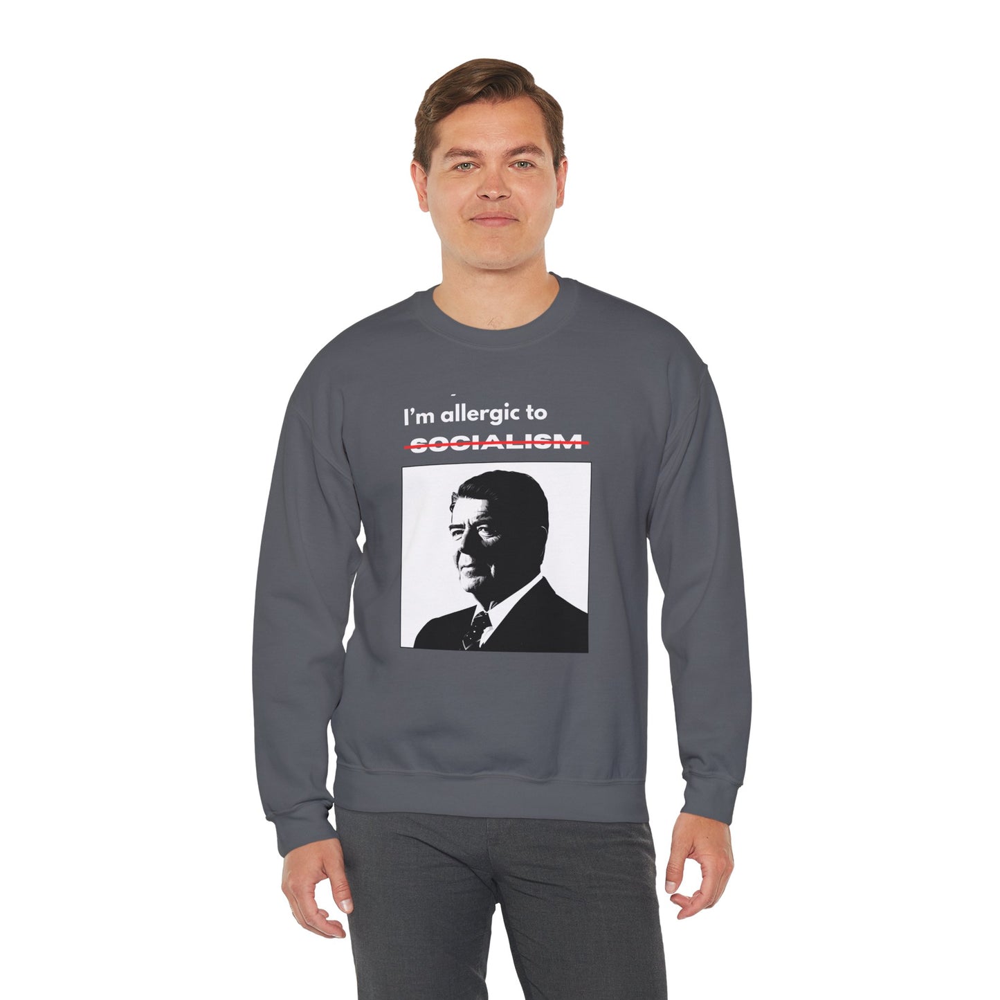 Allergic to Socialism | Graphic Sweatshirt