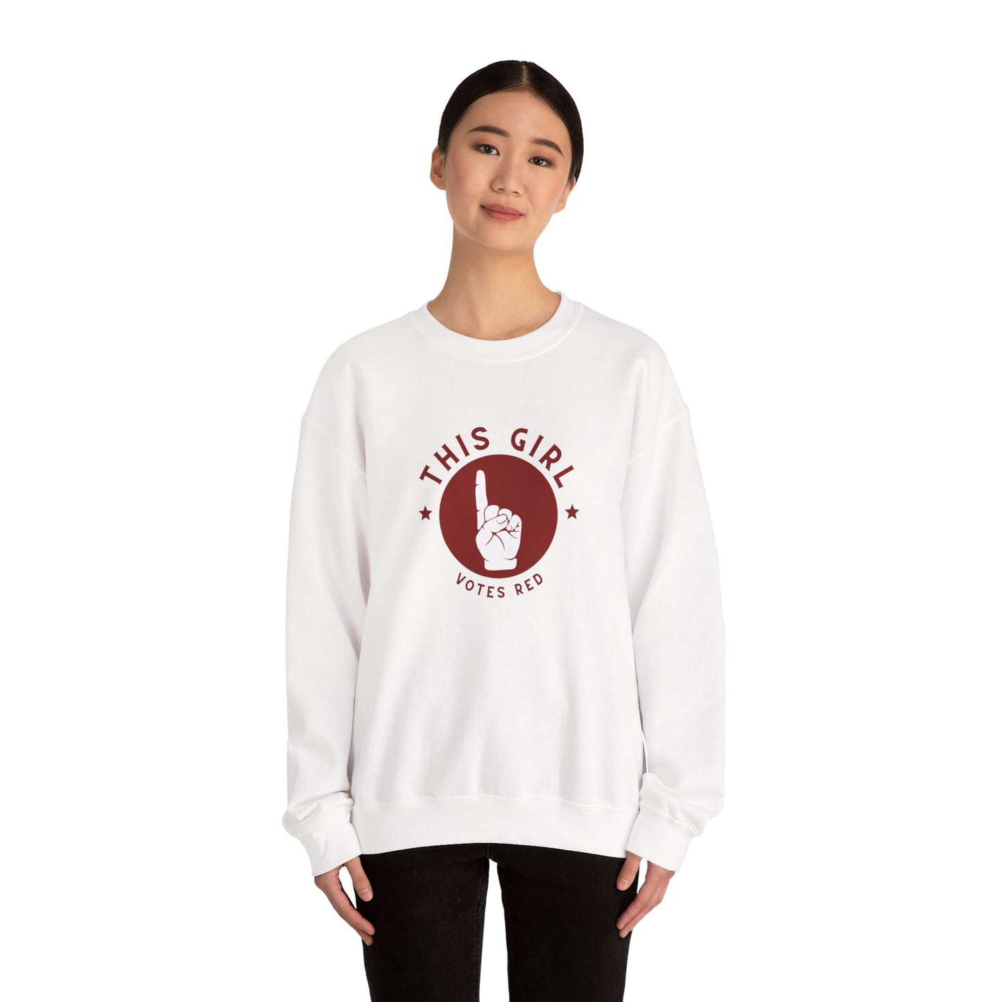 This Girl Votes Red | Graphic Sweatshirt