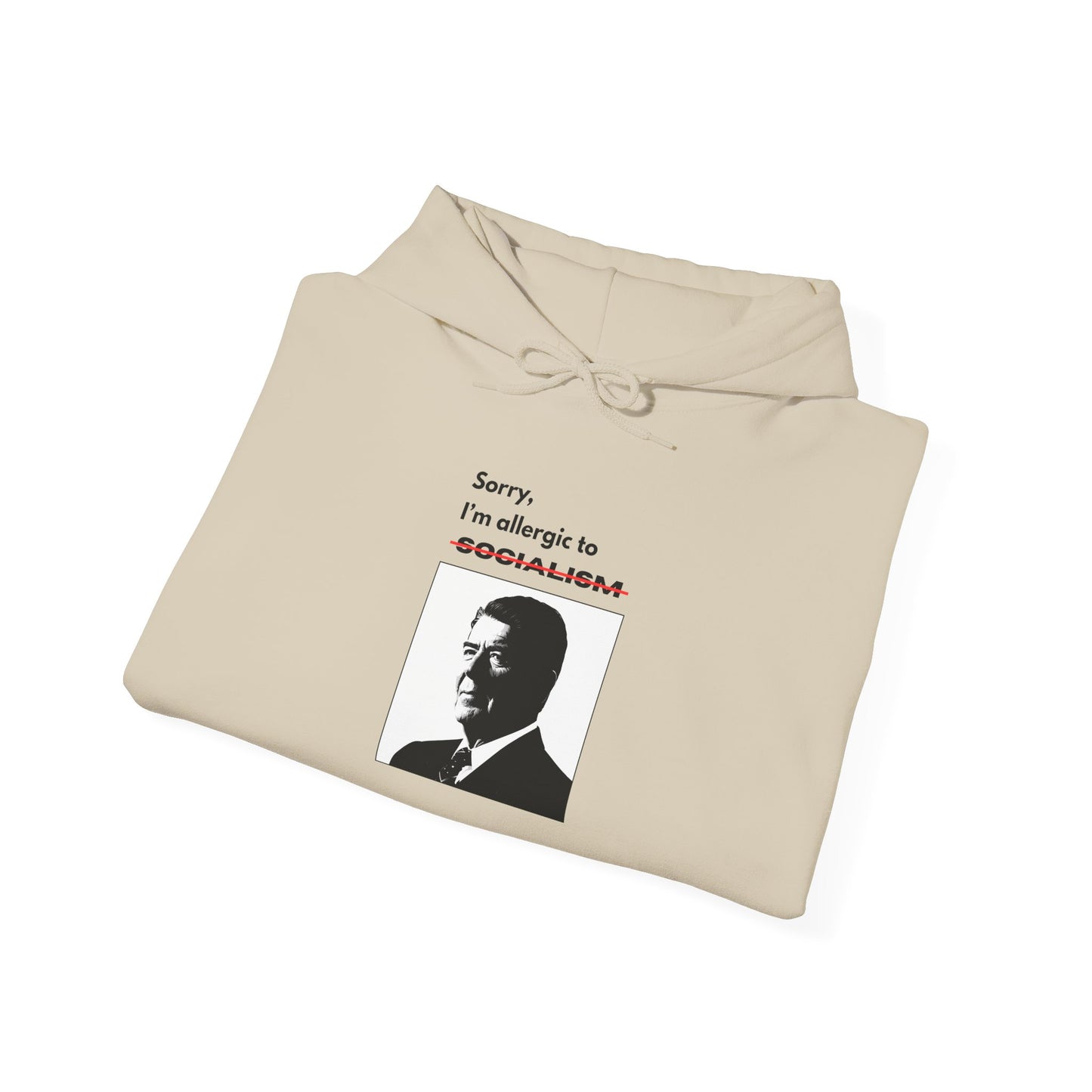 Allergic to Socialism | Graphic Hoodie