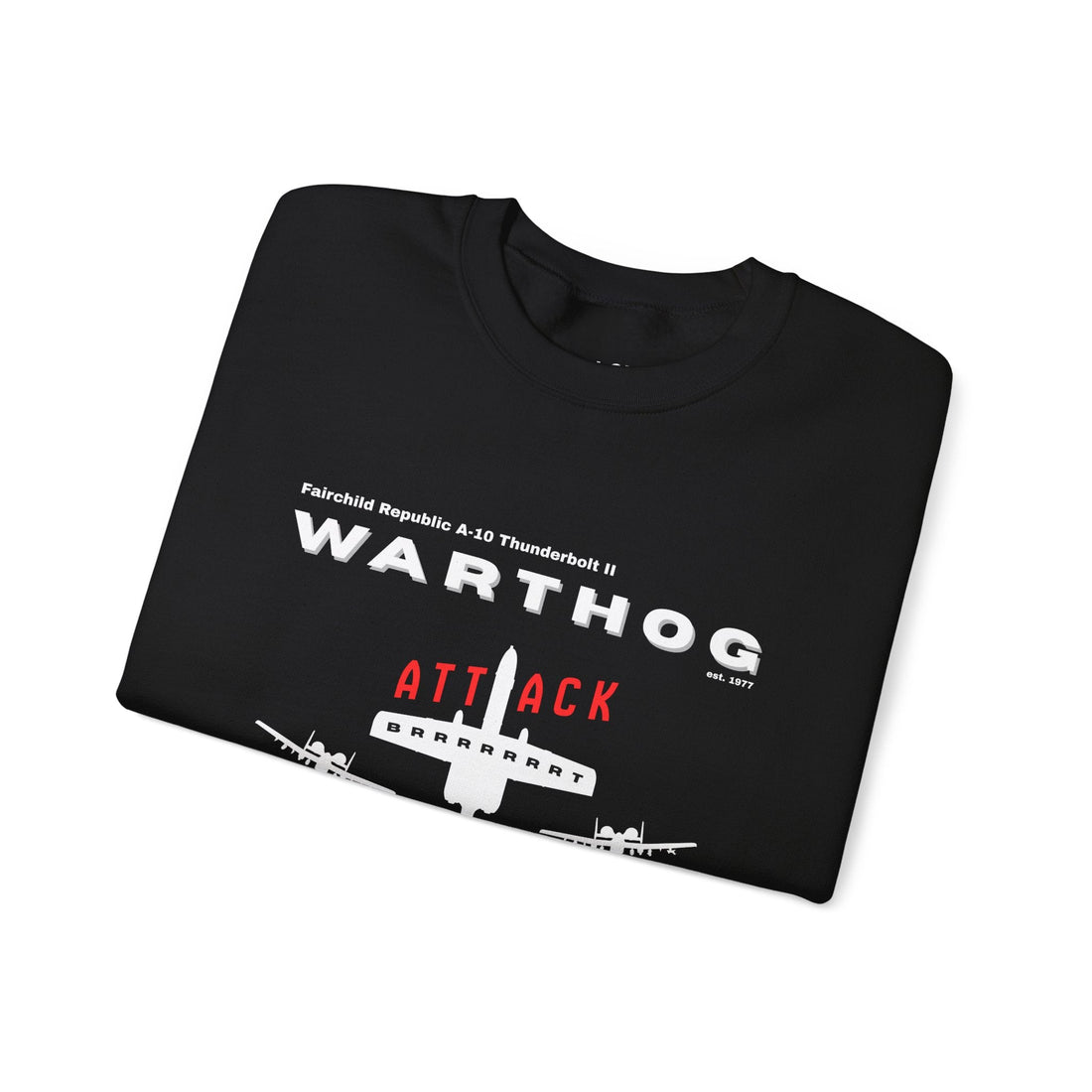 A-10 Warthog Black Sweatshirt