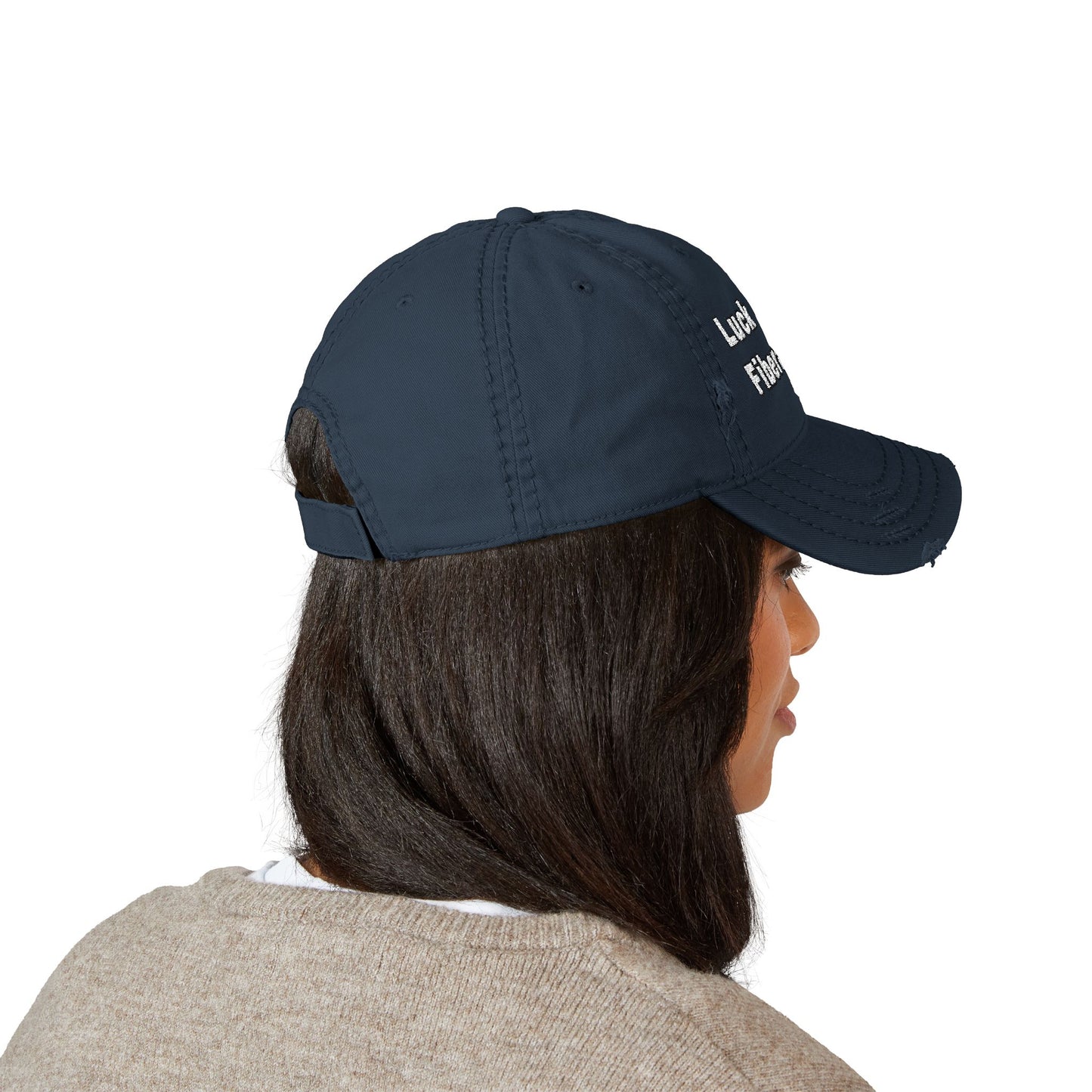 Luck Fiberals | Distressed Dad Hat
