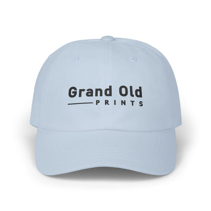 Grand Old Prints - Black Text | Classic Dad Cap