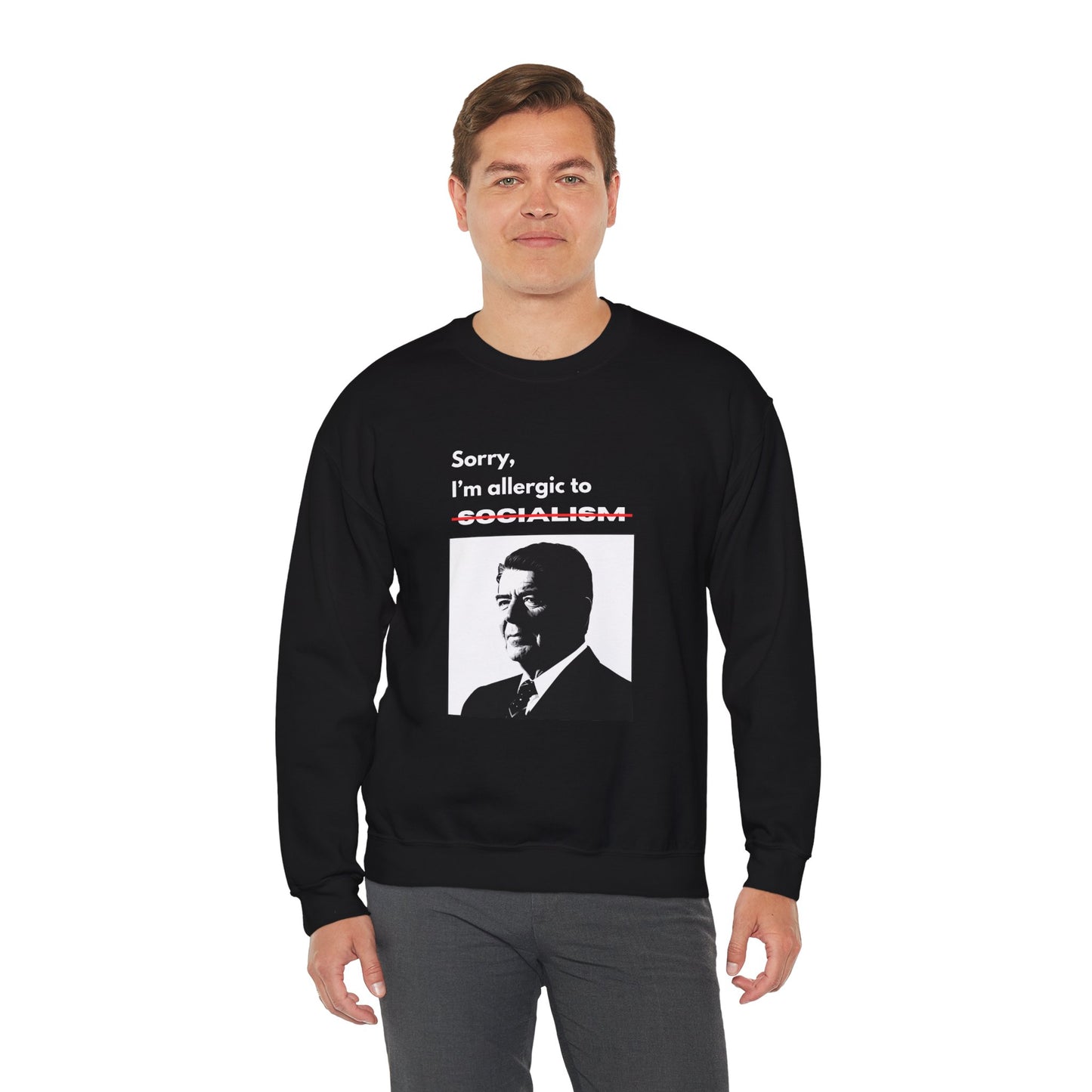 Allergic to Socialism | Graphic Sweatshirt