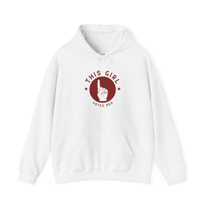 This Girl Votes Red | Graphic Hoodie