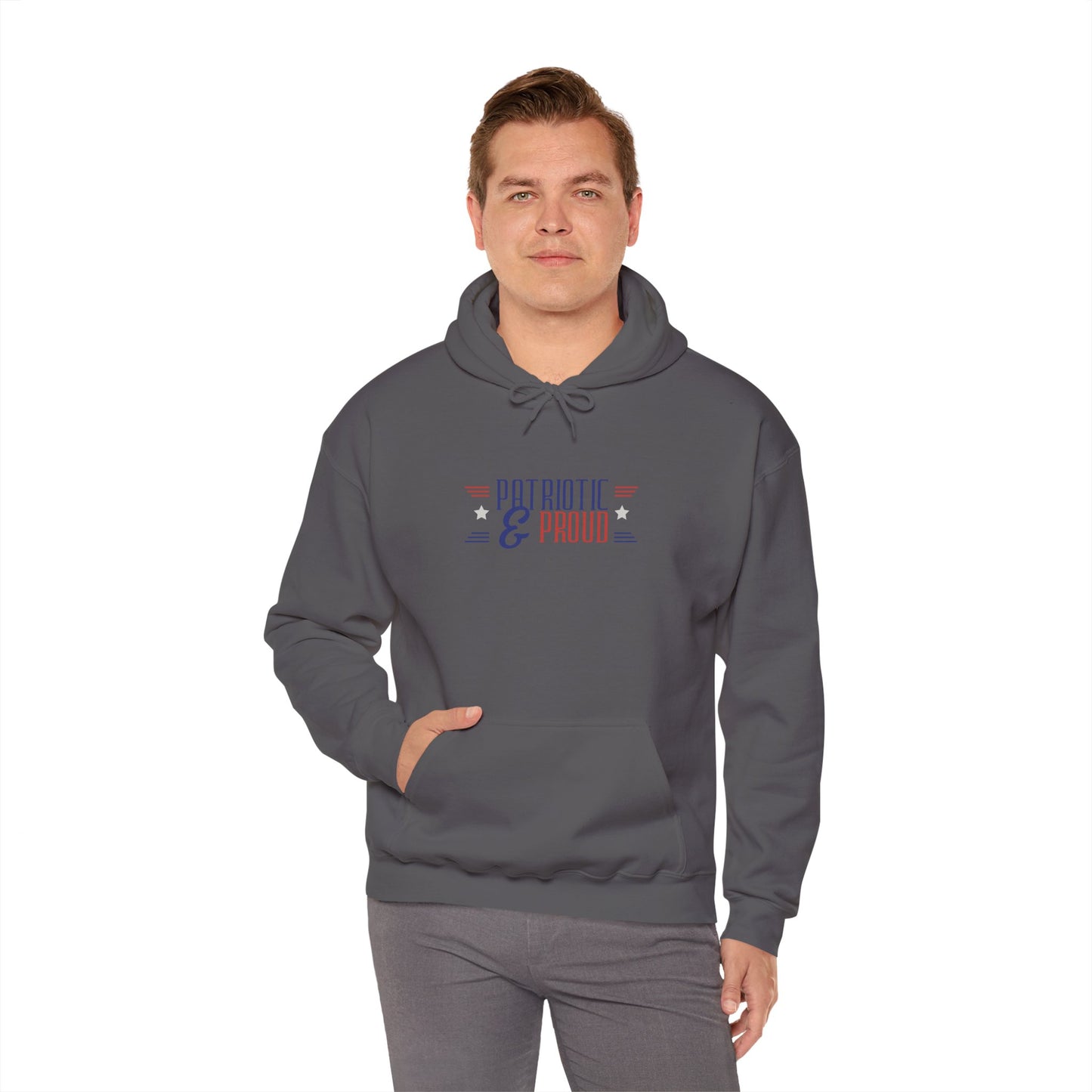 Patriotic and Proud | Graphic Hoodie