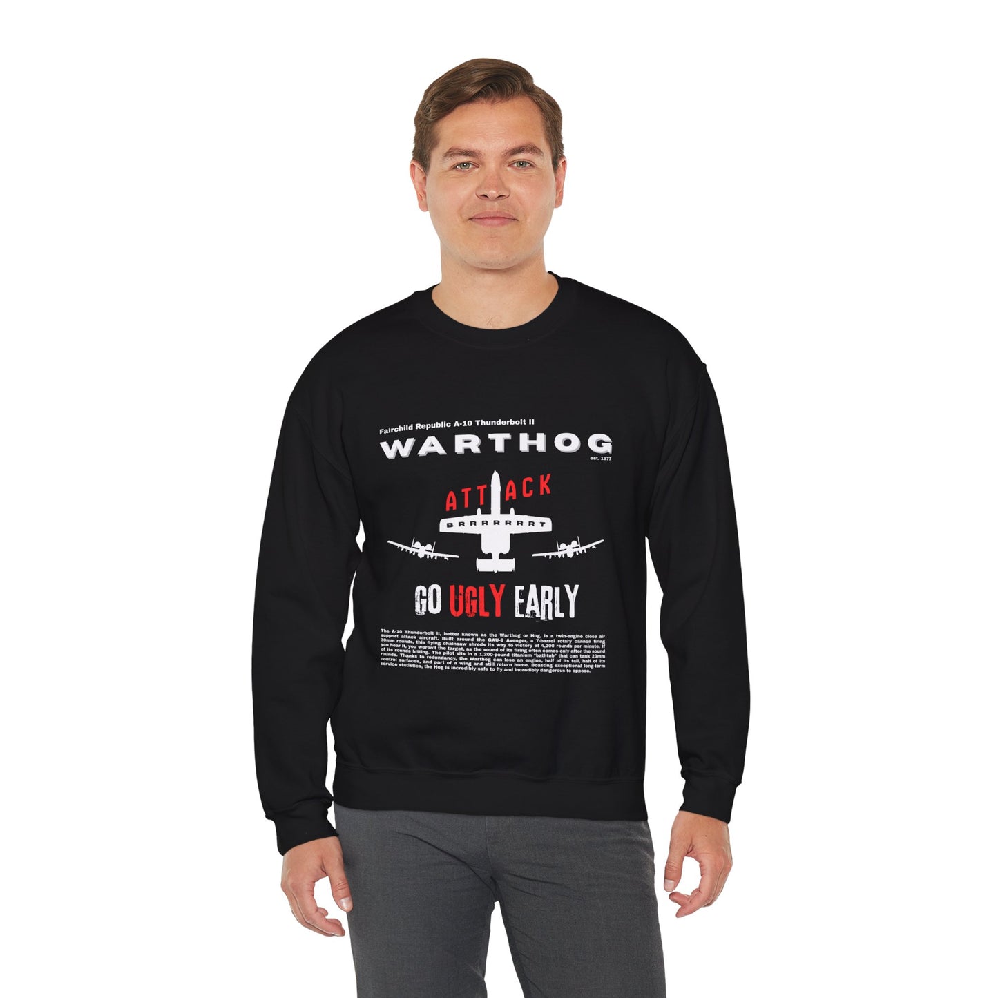 A-10 Thunderbolt "Warthog" | Graphic Sweatshirt