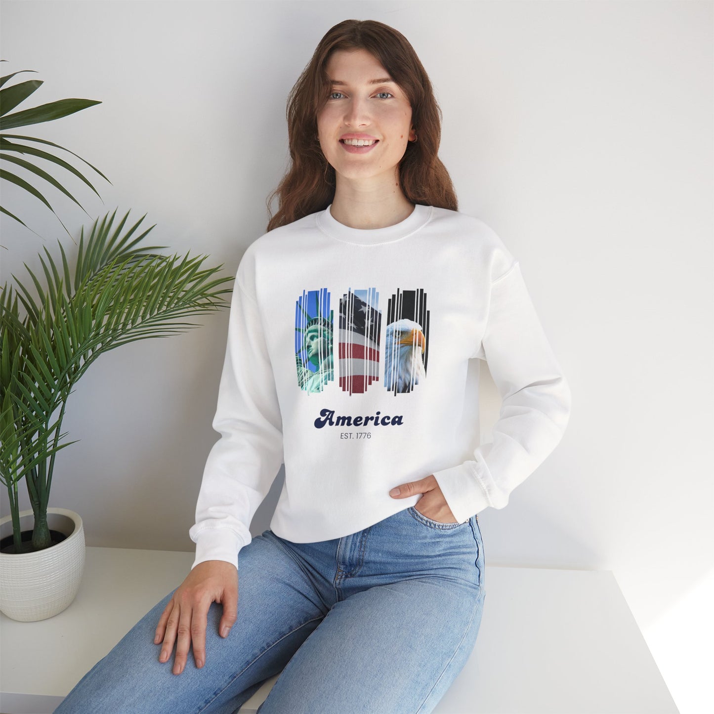 America | Graphic Sweatshirt
