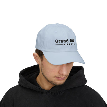 Grand Old Prints - Black Text | Classic Dad Cap