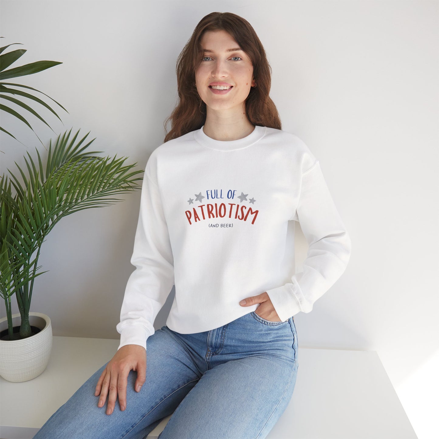 Patriotism and Beer | Graphic Sweatshirt