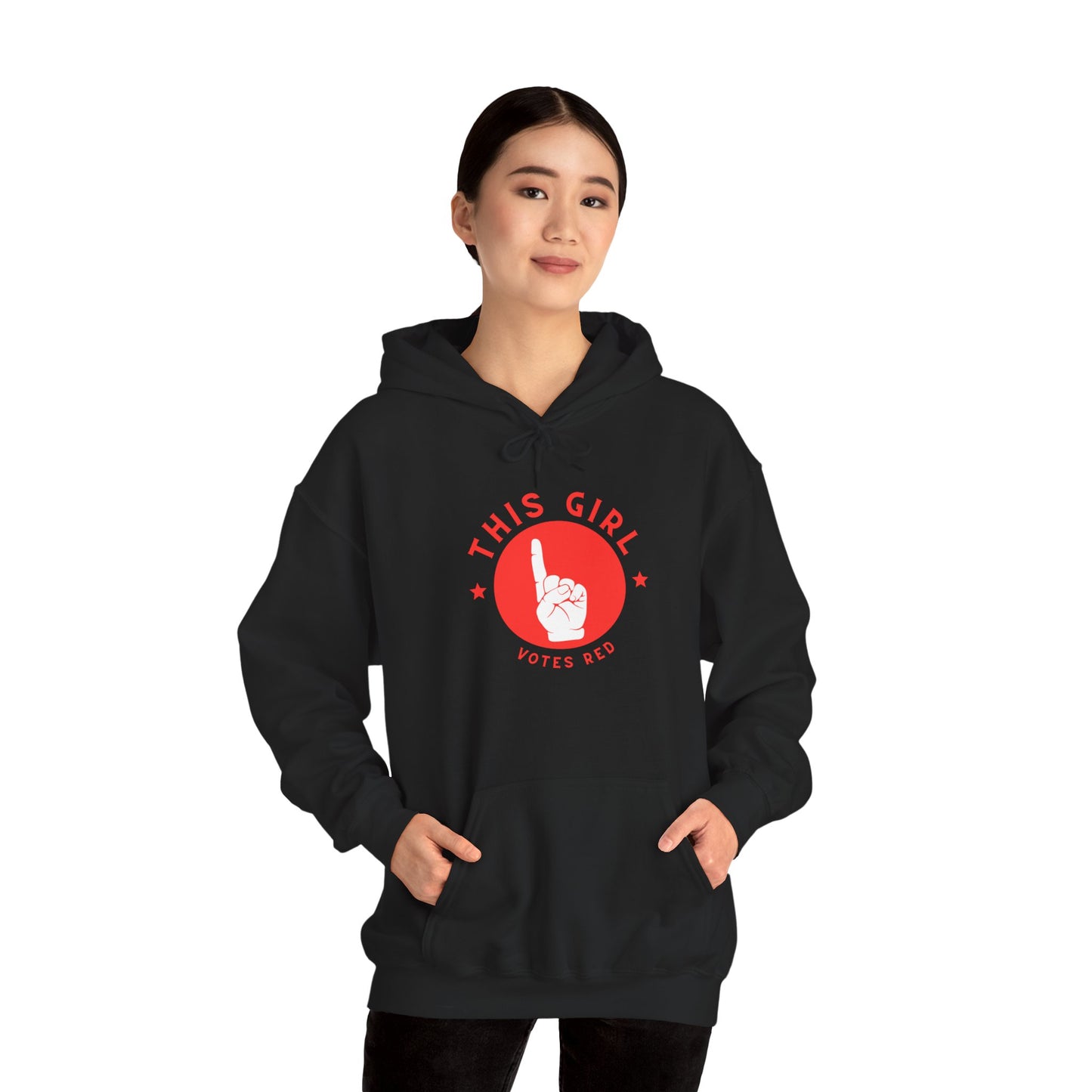 This Girl Votes Red | Graphic Hoodie