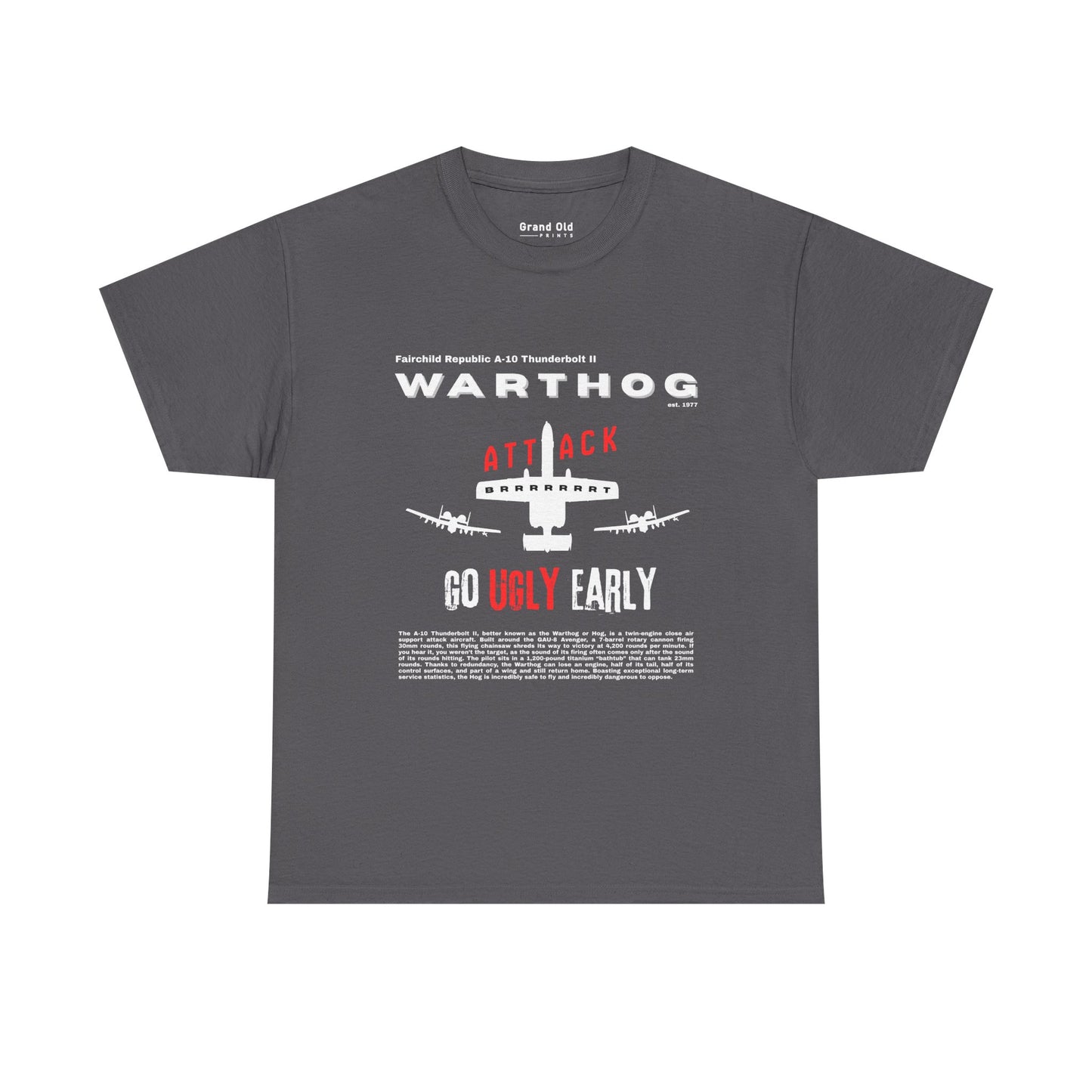 A-10 Thunderbolt "Warthog" | Graphic Tee