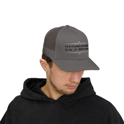 Republicans Do It Better | Snapback Trucker Cap