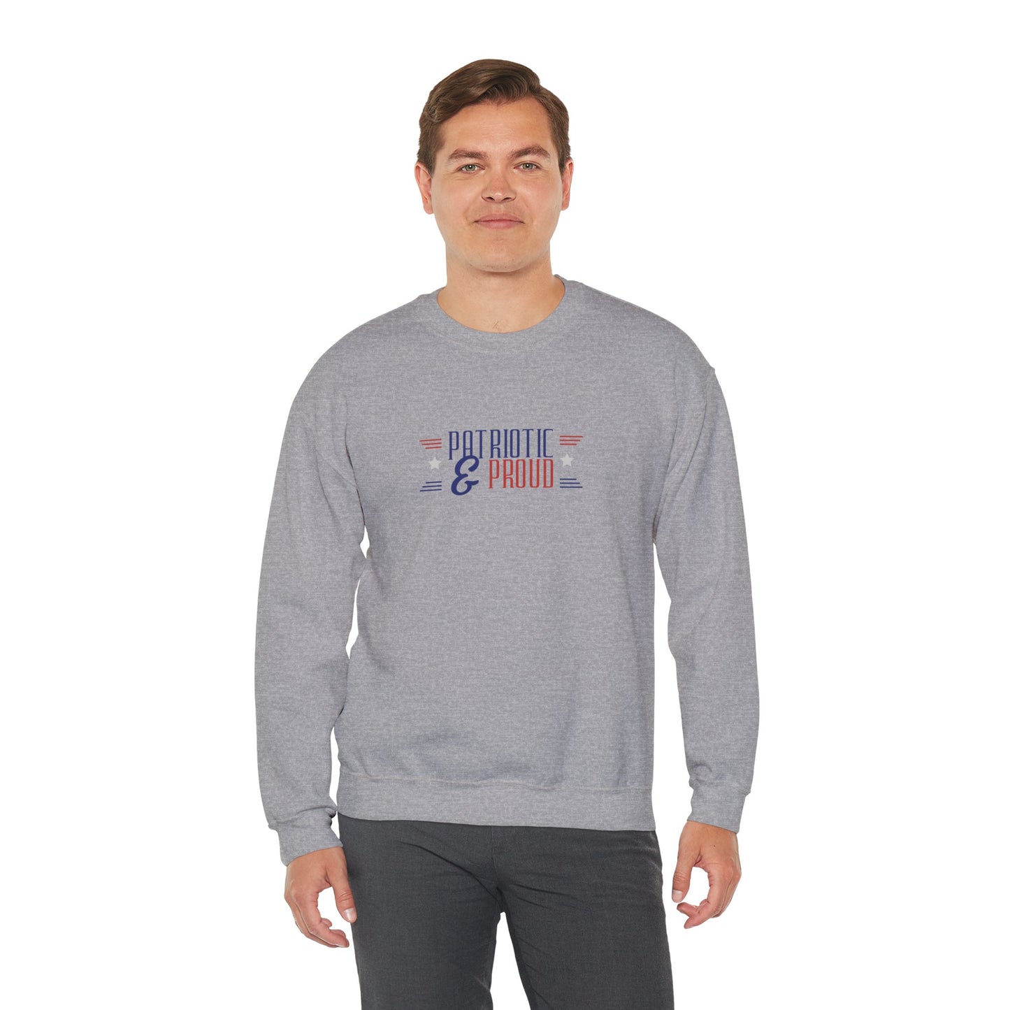 Patriotic and Proud | Graphic Sweatshirt