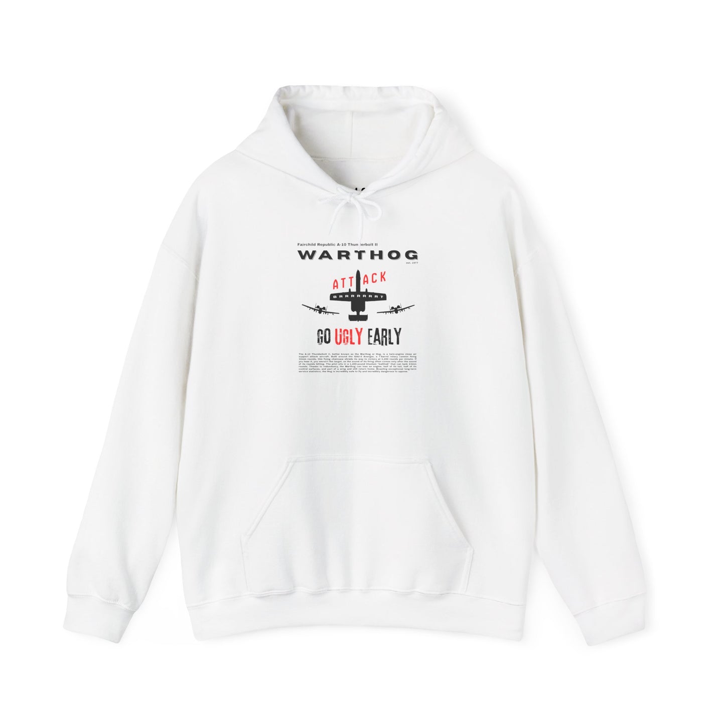 A-10 Thunderbolt "Warthog" | Graphic Hoodie
