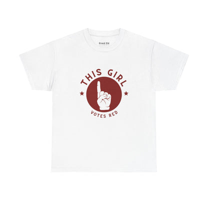 This Girl Votes Red | Graphic Tee