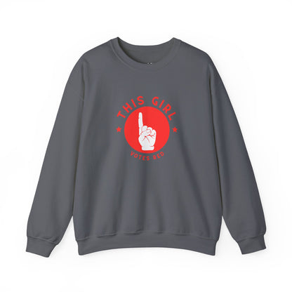 This Girl Votes Red | Graphic Sweatshirt