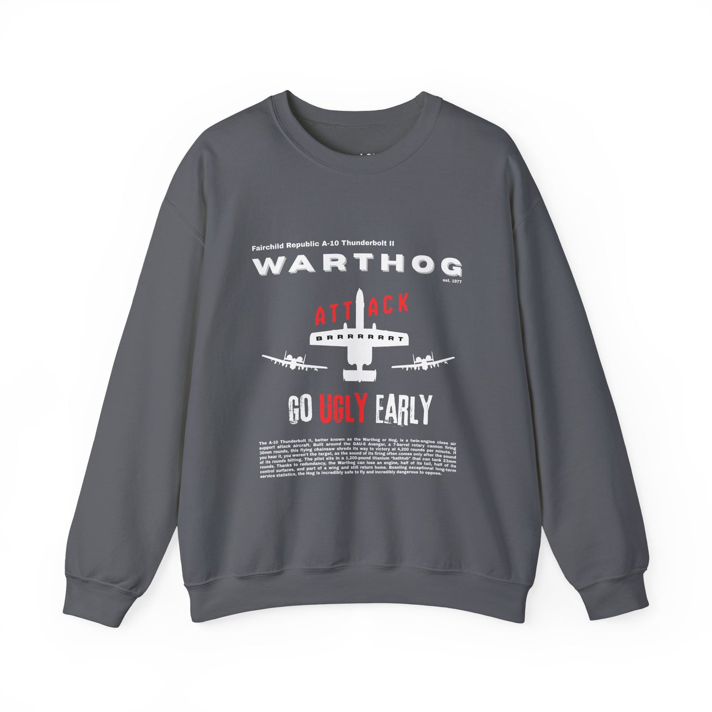 A-10 Thunderbolt "Warthog" | Graphic Sweatshirt