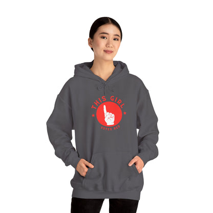 This Girl Votes Red | Graphic Hoodie