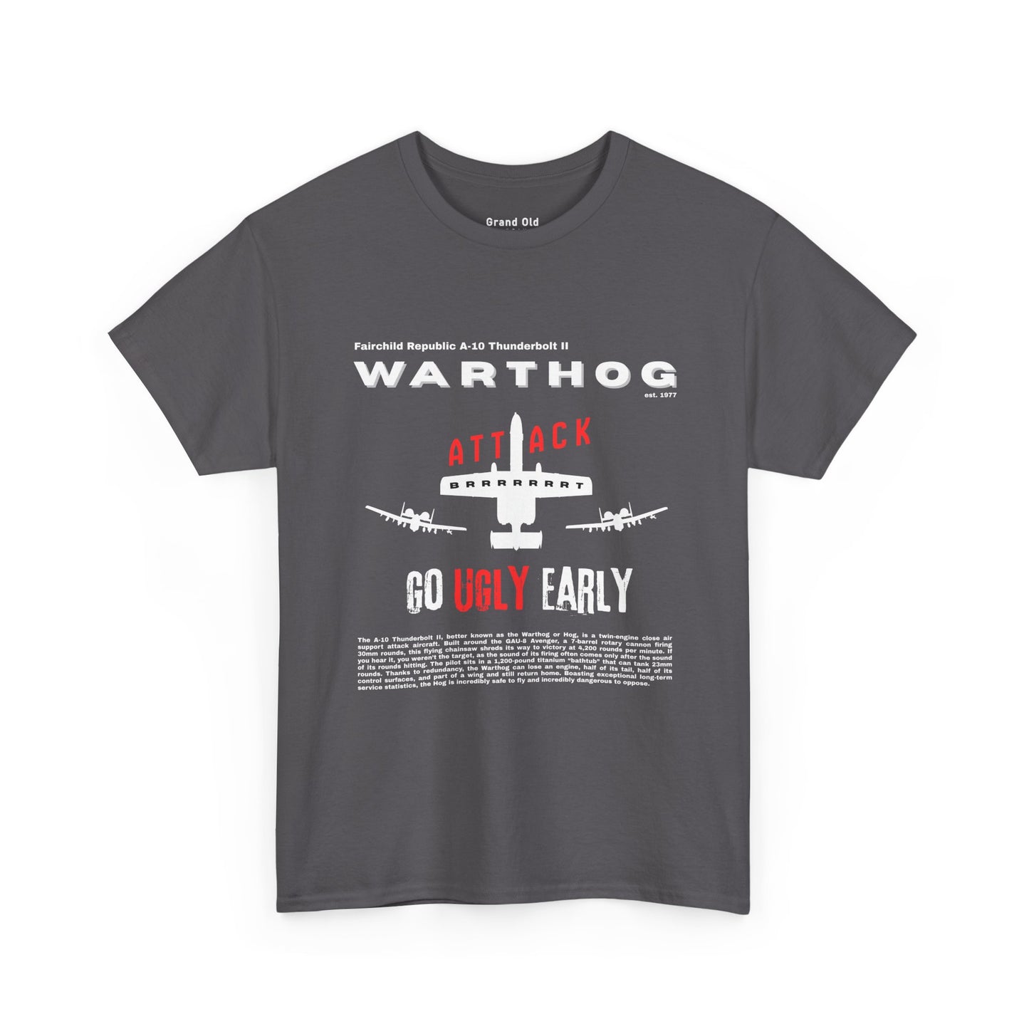 A-10 Thunderbolt "Warthog" | Graphic Tee