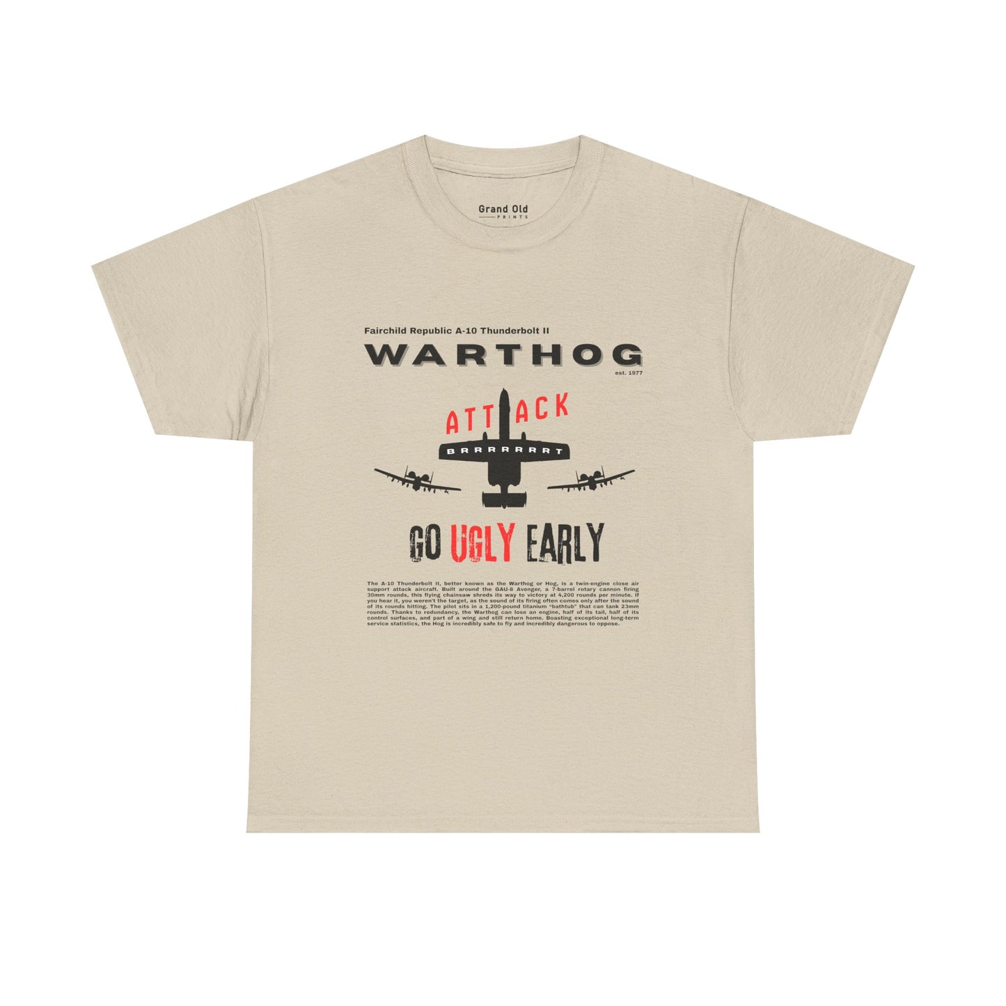 A-10 Thunderbolt "Warthog" | Graphic Tee