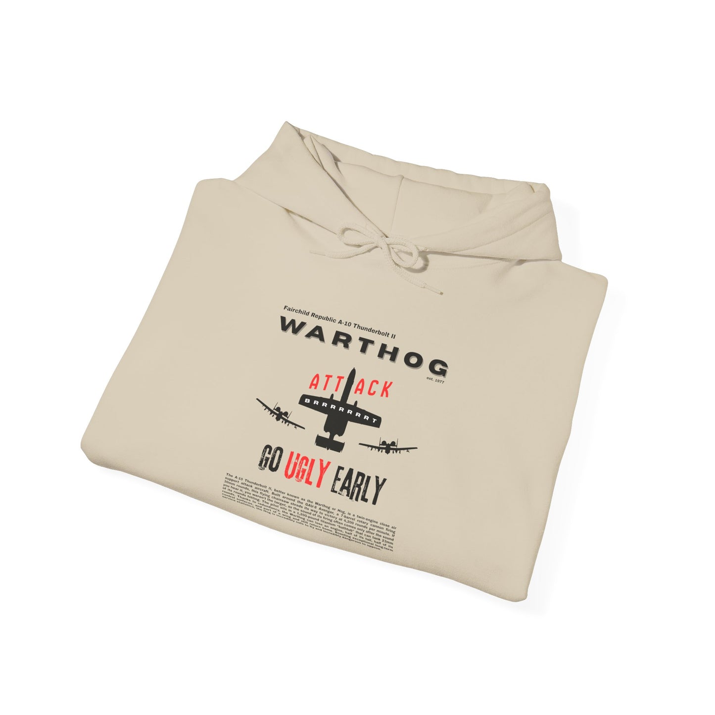 A-10 Thunderbolt "Warthog" | Graphic Hoodie