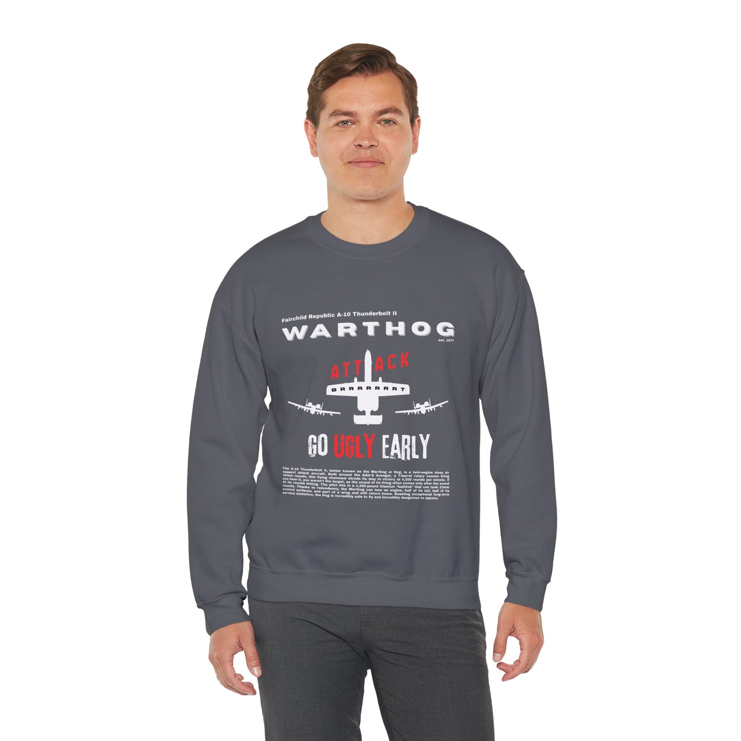 A-10 Thunderbolt "Warthog" | Graphic Sweatshirt