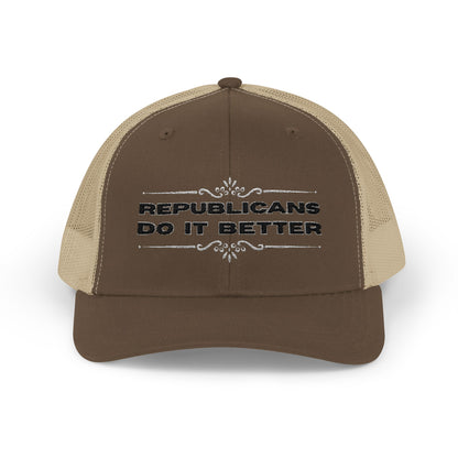Republicans Do It Better | Snapback Trucker Cap