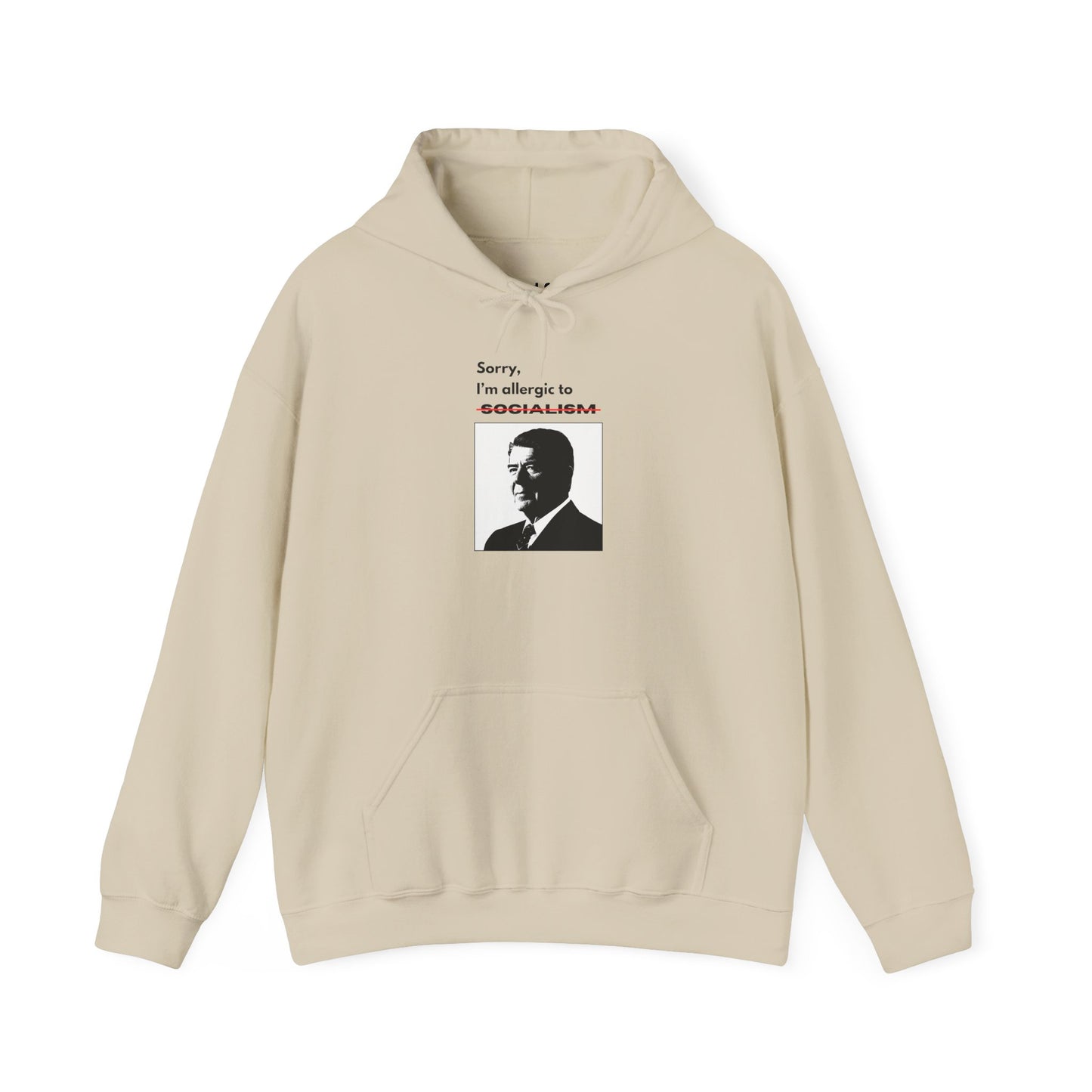 Allergic to Socialism | Graphic Hoodie