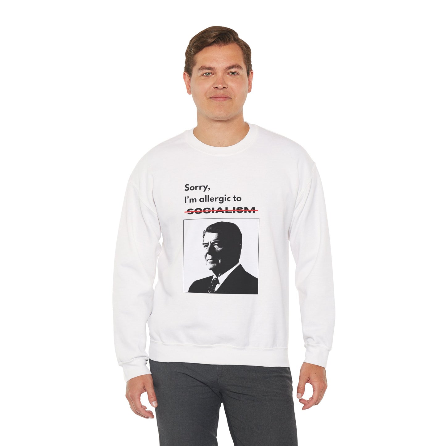 Allergic to Socialism | Graphic Sweatshirt