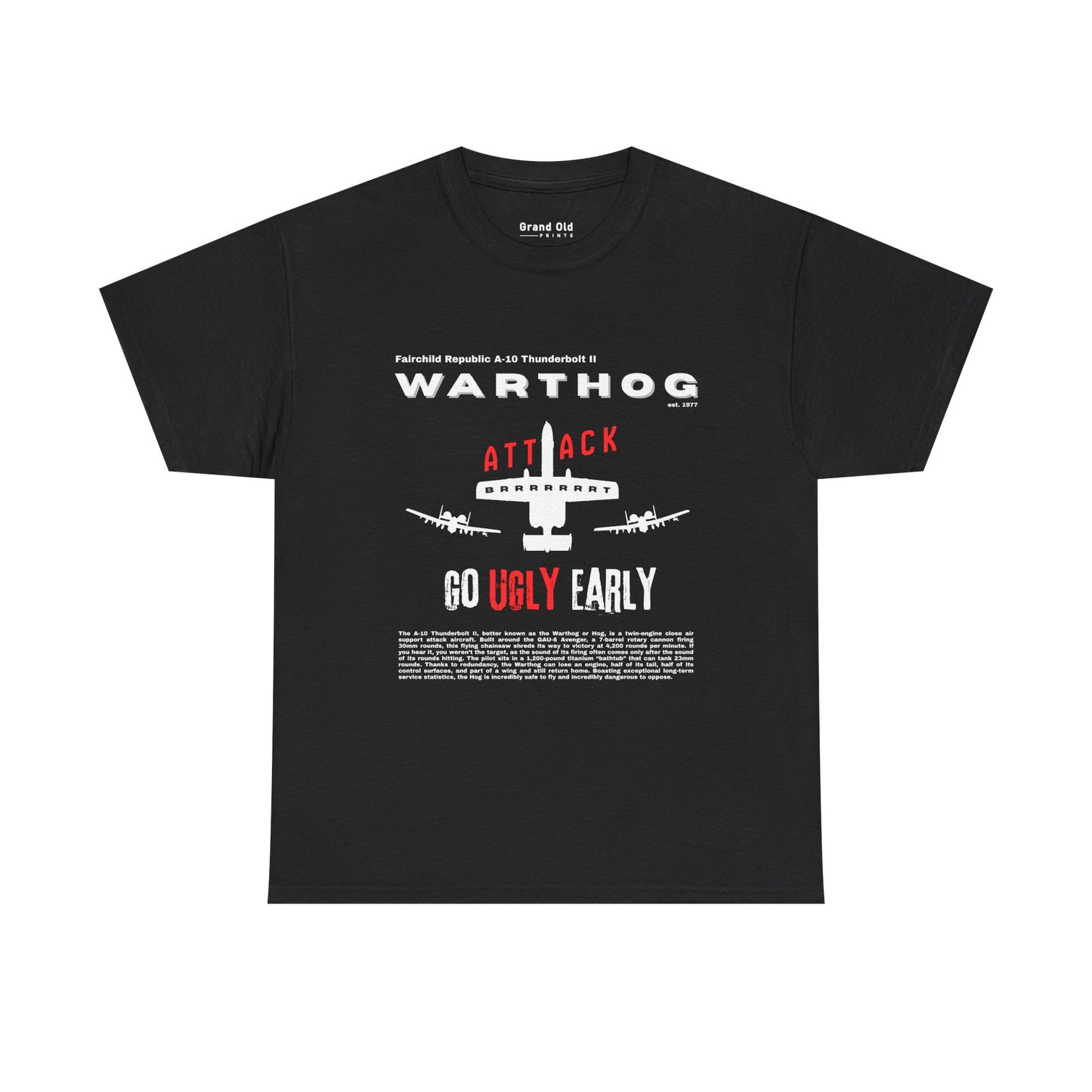 A-10 Thunderbolt "Warthog" | Graphic Tee