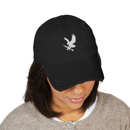 Rifle Eagle | Distressed Dad Hat