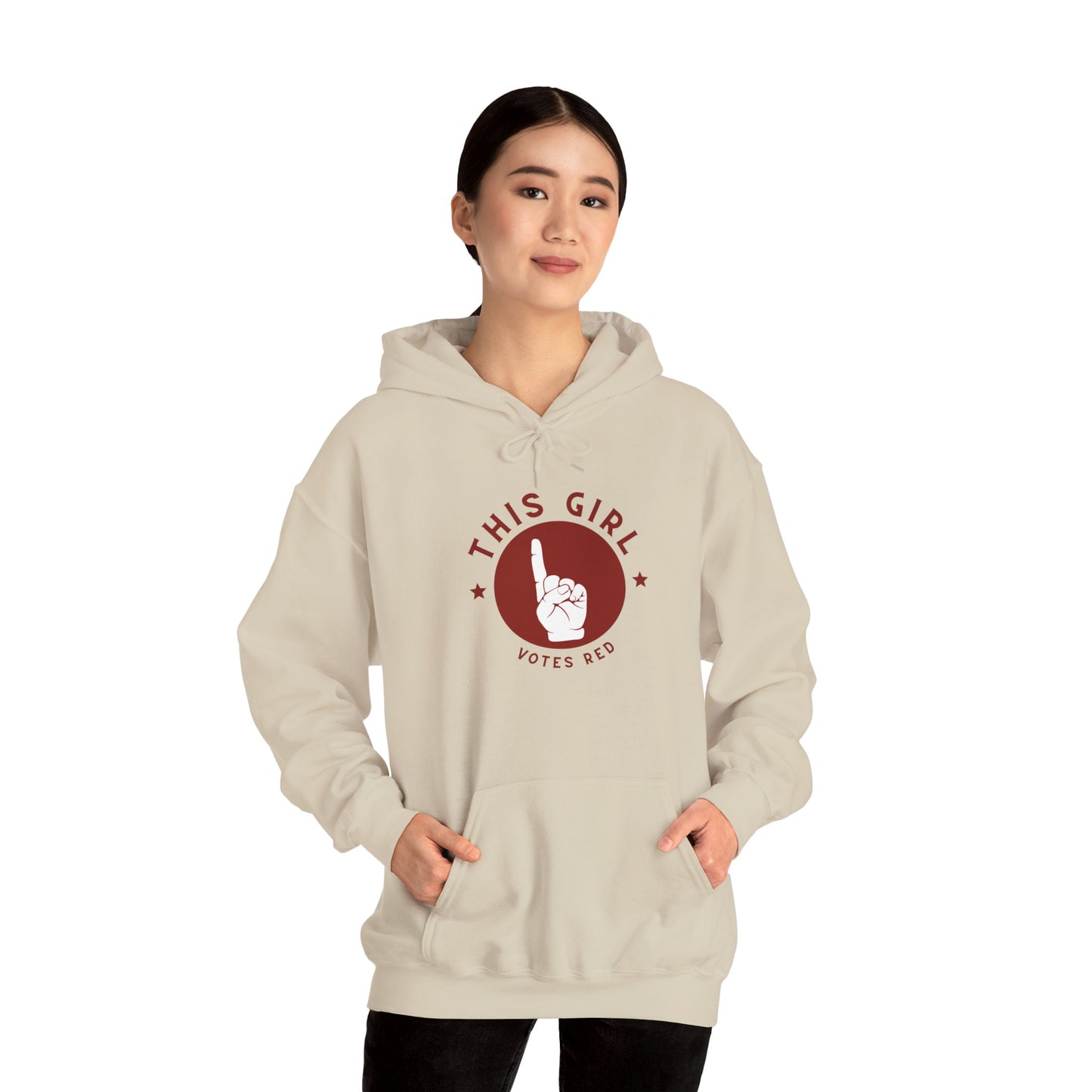 This Girl Votes Red | Graphic Hoodie