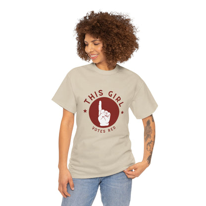 This Girl Votes Red | Graphic Tee