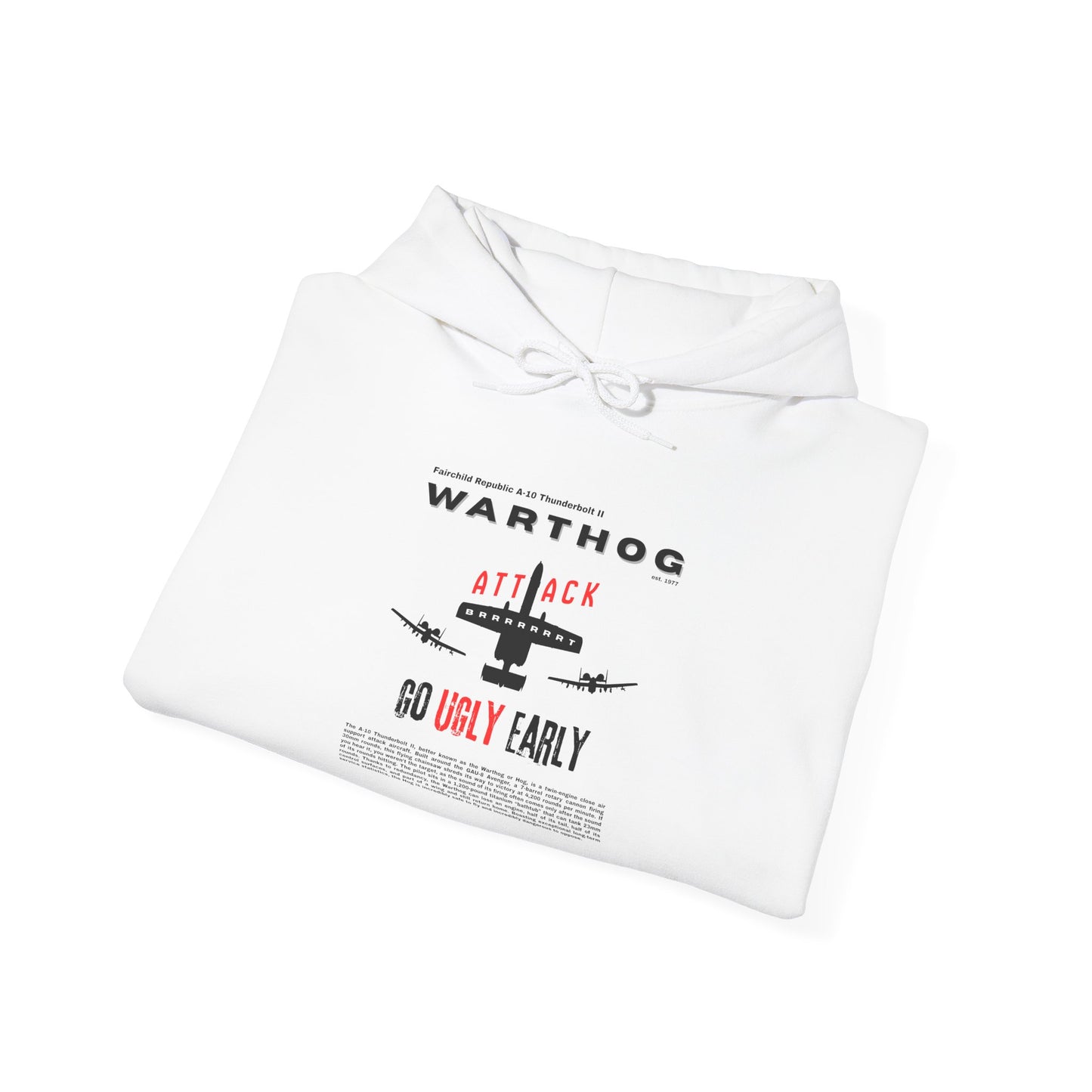 A-10 Thunderbolt "Warthog" | Graphic Hoodie