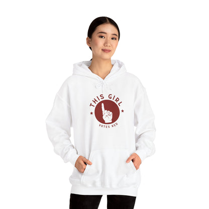 This Girl Votes Red | Graphic Hoodie