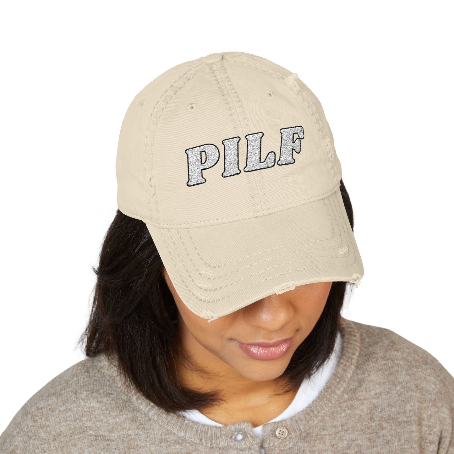 PILF | Distressed Dad Hat