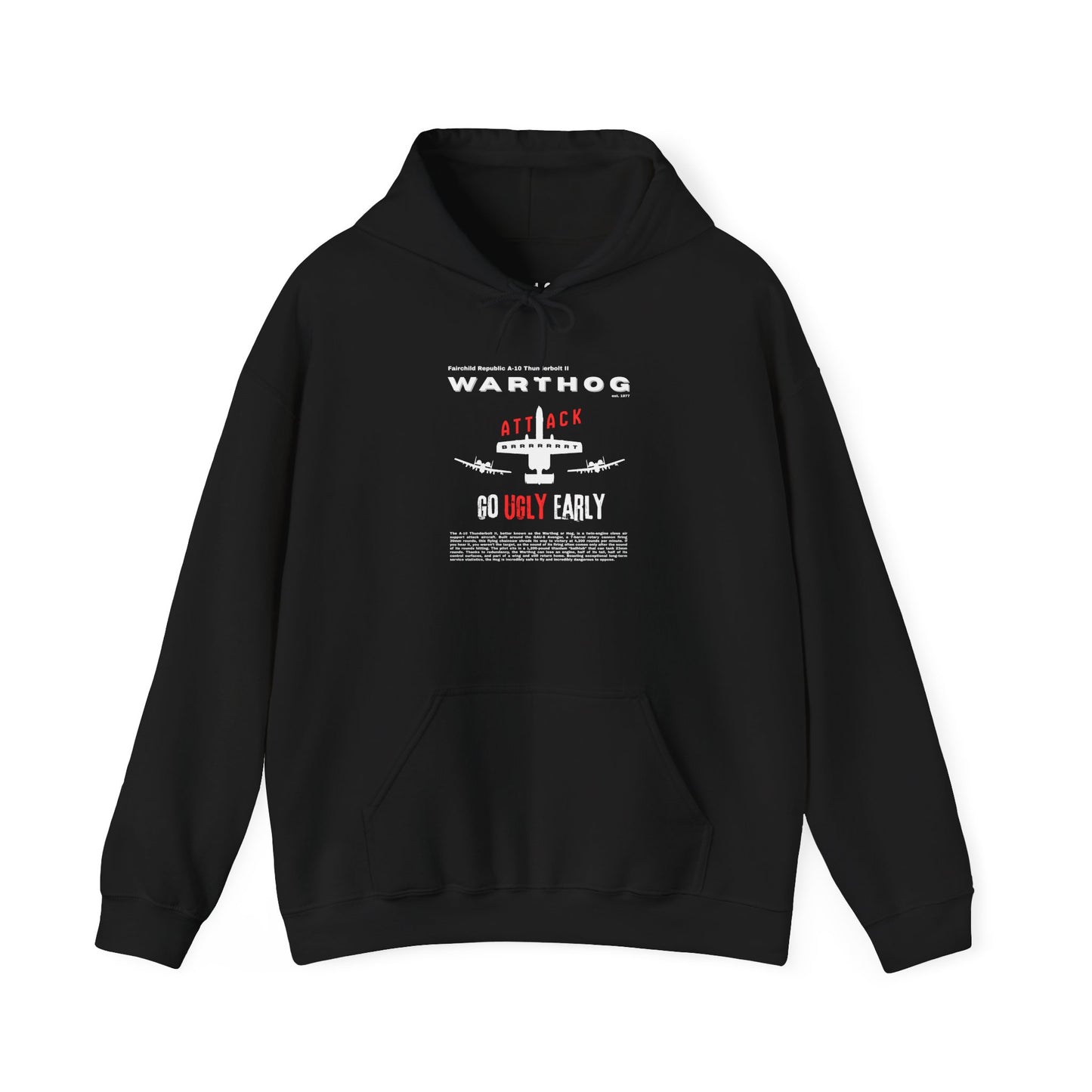 A-10 Thunderbolt "Warthog" | Graphic Hoodie