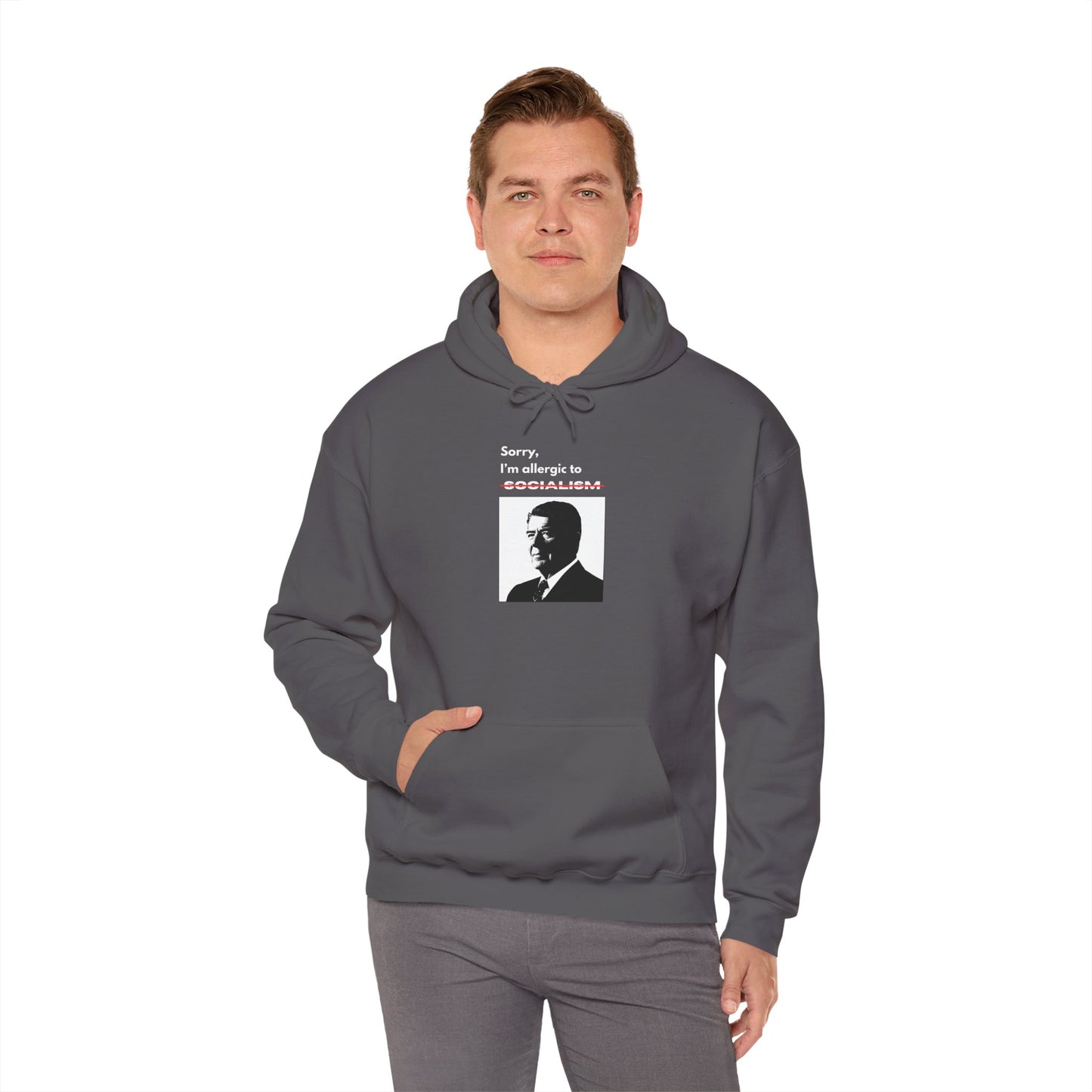 Allergic to Socialism | Graphic Hoodie